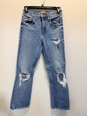 MOTHER Jeans The Insider Ankle In Bloom and Doom Size 24